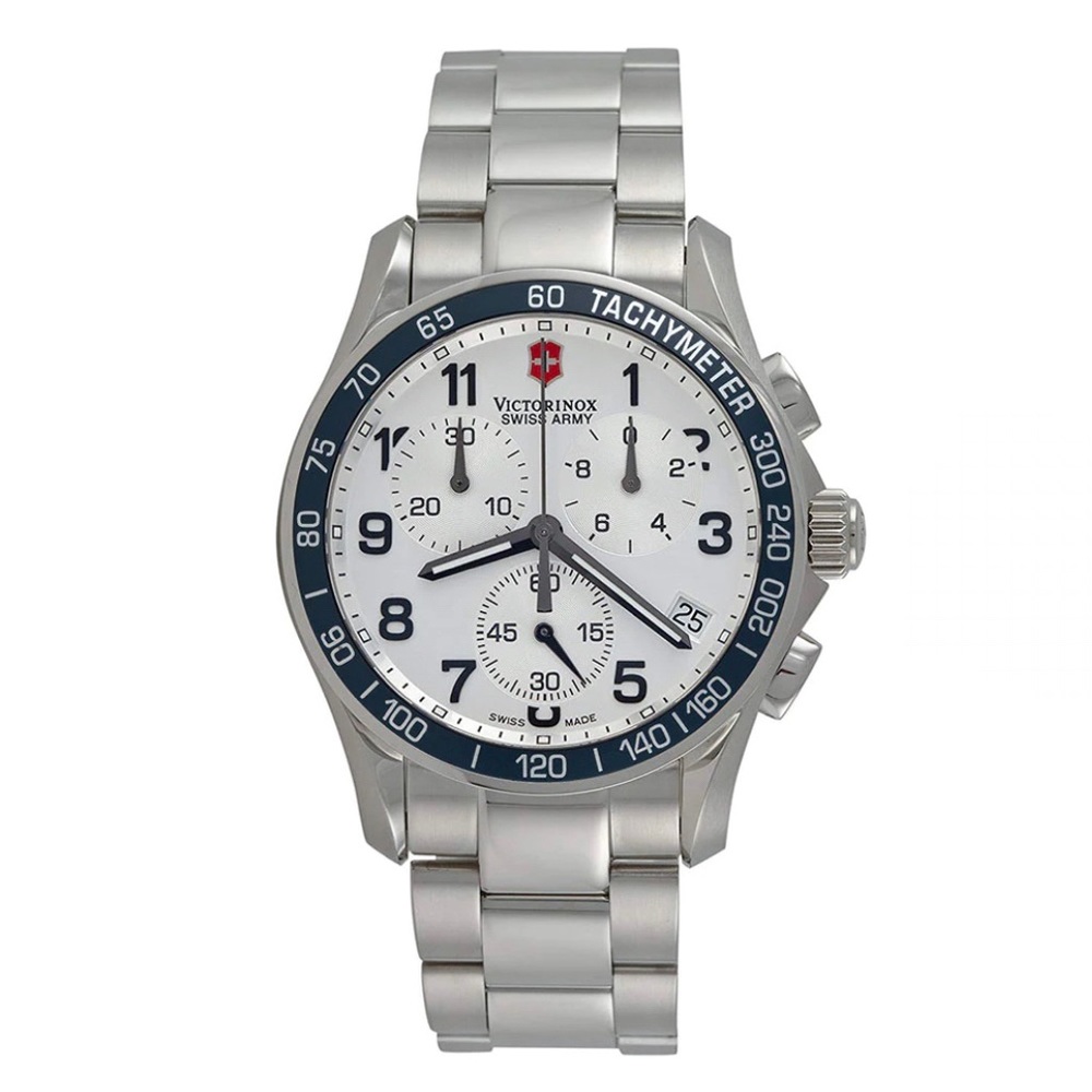 Victorinox Swiss Army Men’s Steel Watch with Chronograph Dial
